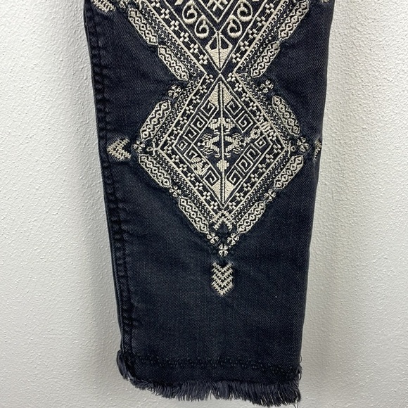 𝅺ANTHROPOLOGIE Odd Molly Embroidered Skinny Jeans - Picture 4 of 14